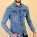 Chemise jeans