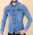 Chemise jeans