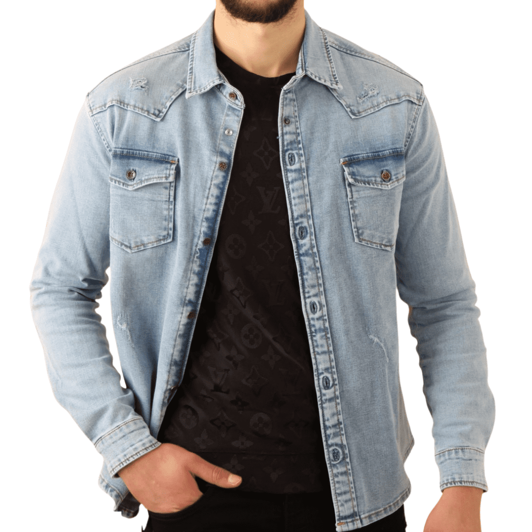 chemise jeans