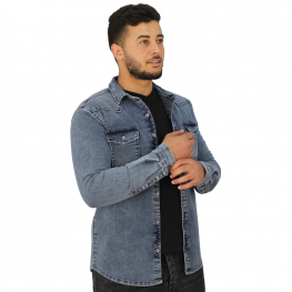 Chemise jeans f1326-1