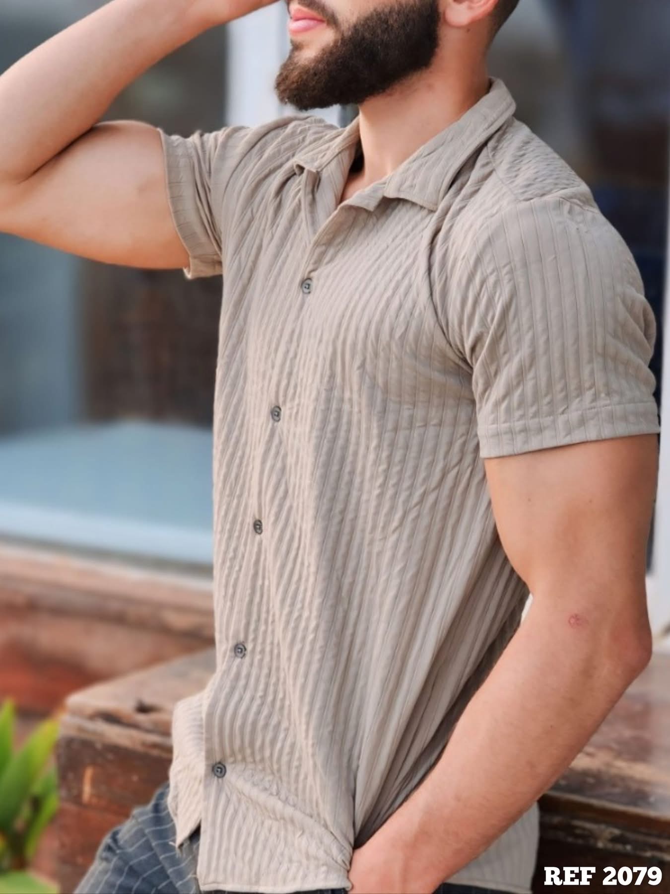 chemise AZART rillé 1