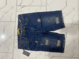 short jeans déchiré Bleu Regal